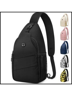 Crossbody Sling Bag Backpack Convertible Strap Waterproof Polyester